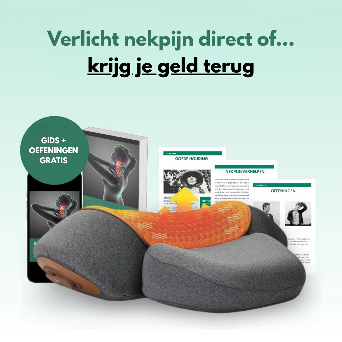 FisioRest™ - De 3-in-1 nekmassager