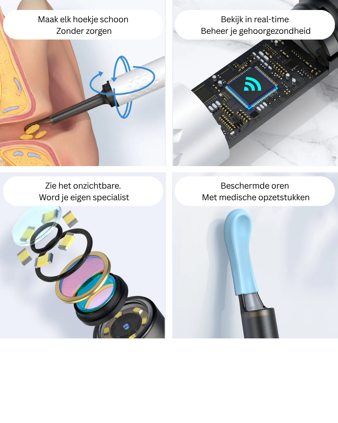 MiniScope™ – Oorinspectie & reiniging in één