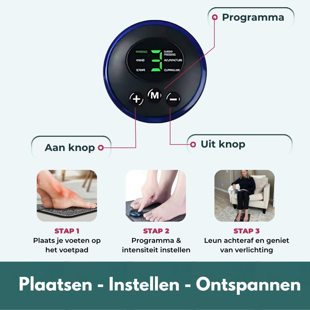 FlowFeet™ - NMES-massageapparaat