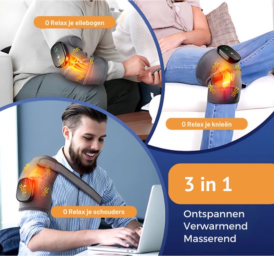 OrthoKnee™ - 3 in 1 Massager met Warmtefunctie
