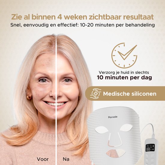 PARVALE™ GlowCare 4-in-1 – Voor een gladde, frisse en jeugdige uitstraling