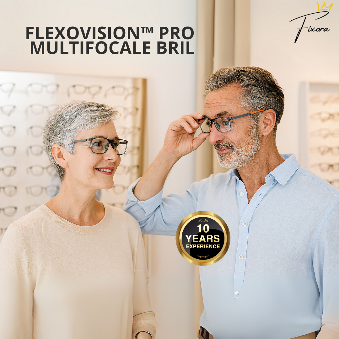 FlexoVision™ | Eén bril, vier oplossingen voor scherp zicht na uw 40e