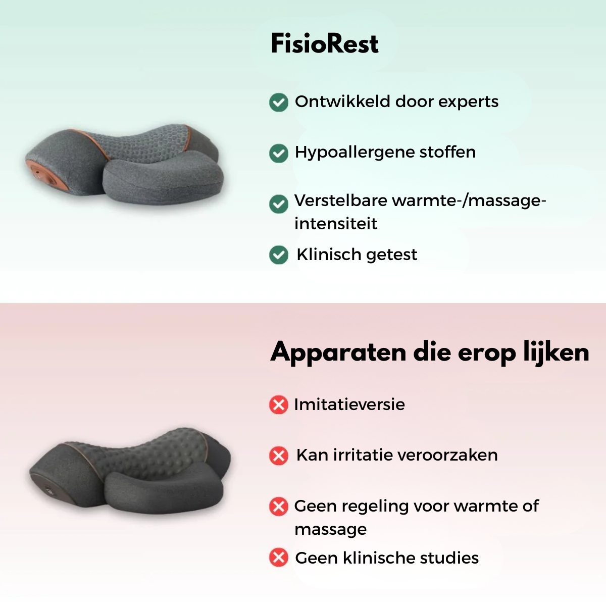 FisioRest™ - De 3-in-1 nekmassager