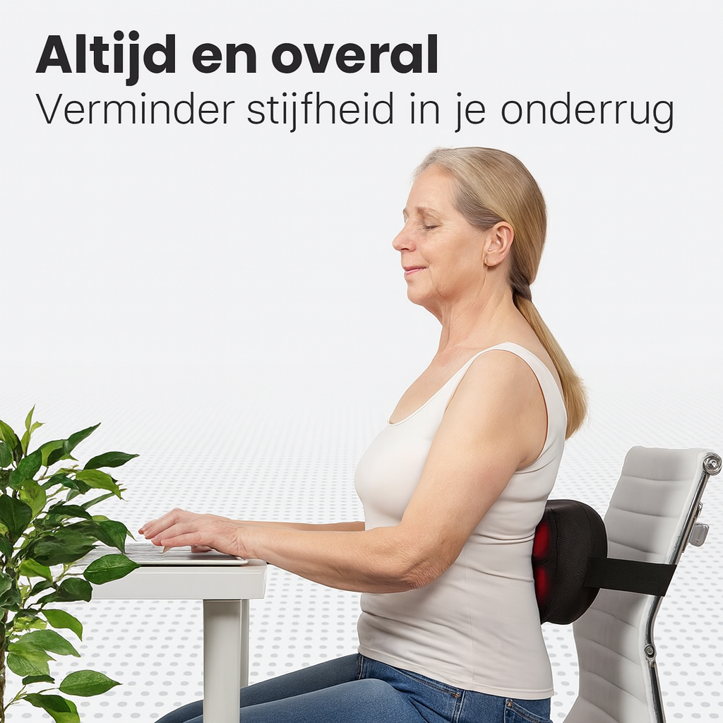WellCare™ Massagekussen – Verlicht spanning, stimuleert doorbloeding