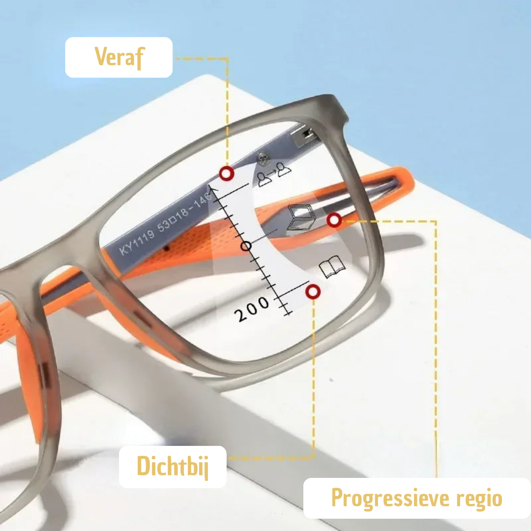FlexoVision™ Pro - Multifocale leesbril met anti-Blauw Licht