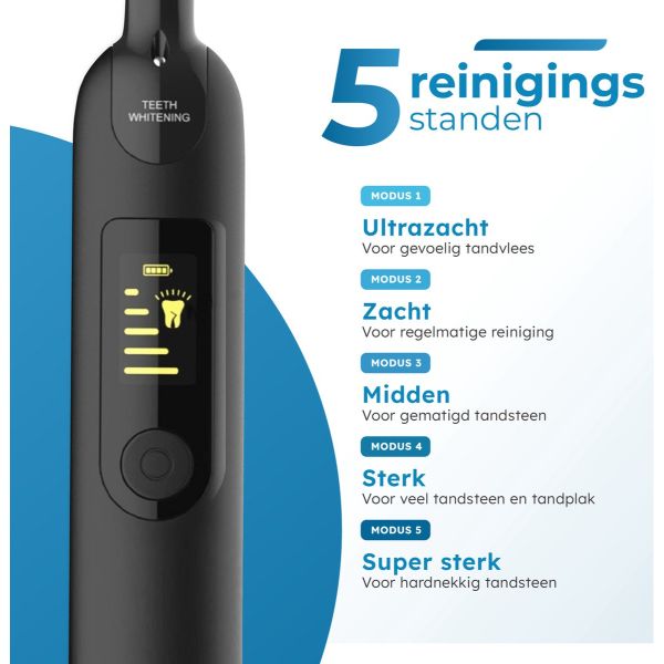 SonicBright™ – Vgood – Sonische kracht voor een wittere glimlach