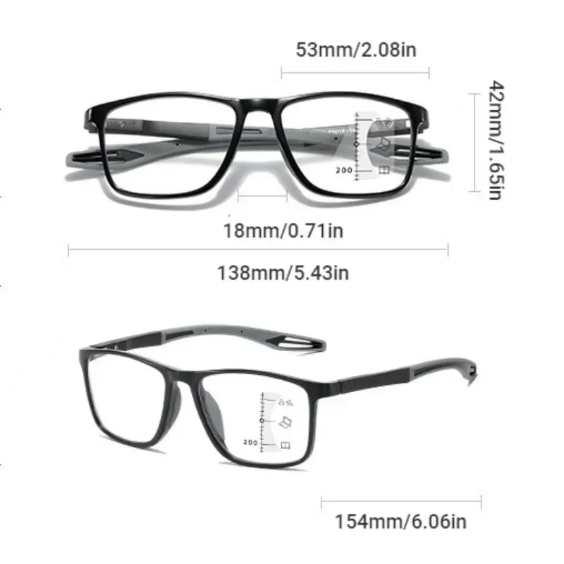 FlexoVision™ Pro - Multifocale leesbril met anti-Blauw Licht