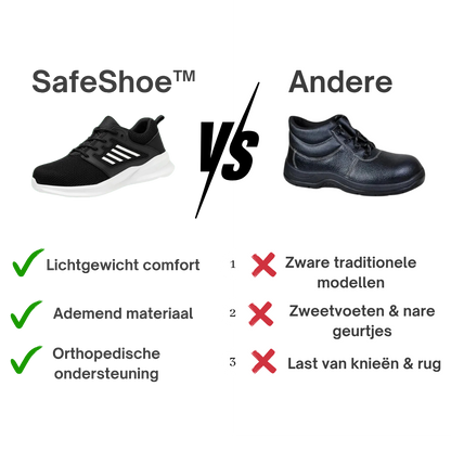 SafeShoe™ - Verstevigde stalen neus