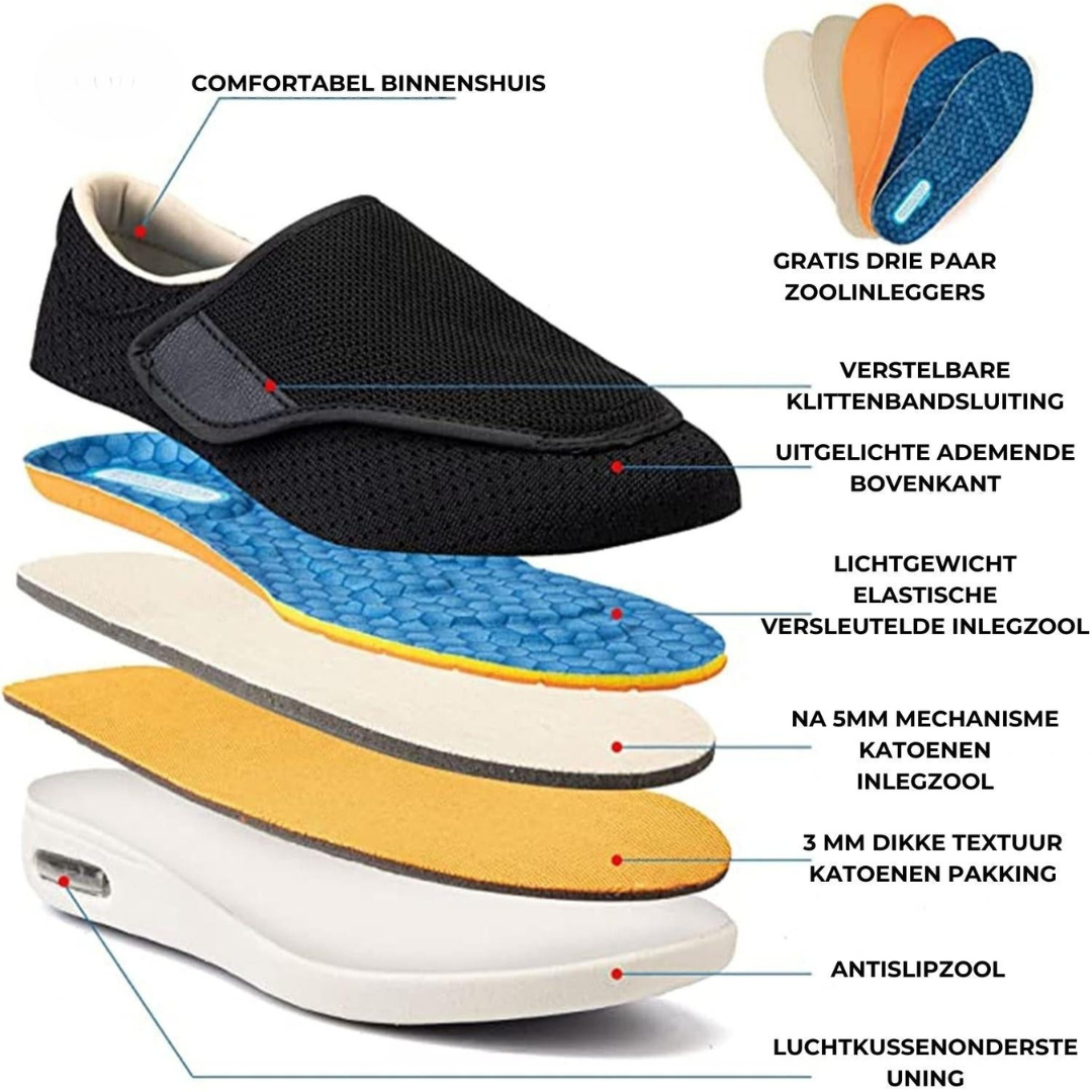 VelcroStep™ Comfortschoen | Stijlvolle, comfortabele en veelzijdige schoenen voor alle seizoenen!