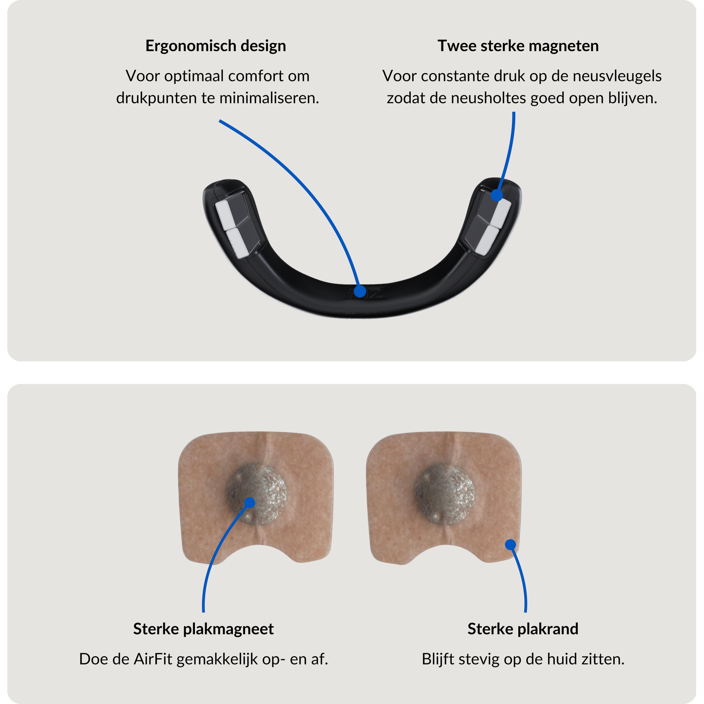 Airfit MAX - Magnetische Neusstrip