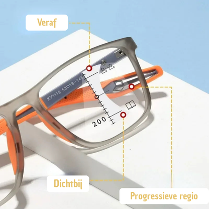 FlexoVision™ Pro - Multifocale leesbril met anti-Blauw Licht