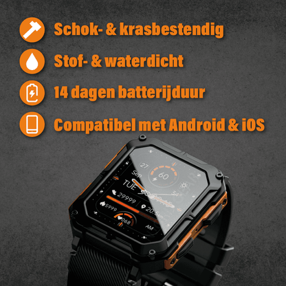 IronPulse™ - De meest robuuste smartwatch
