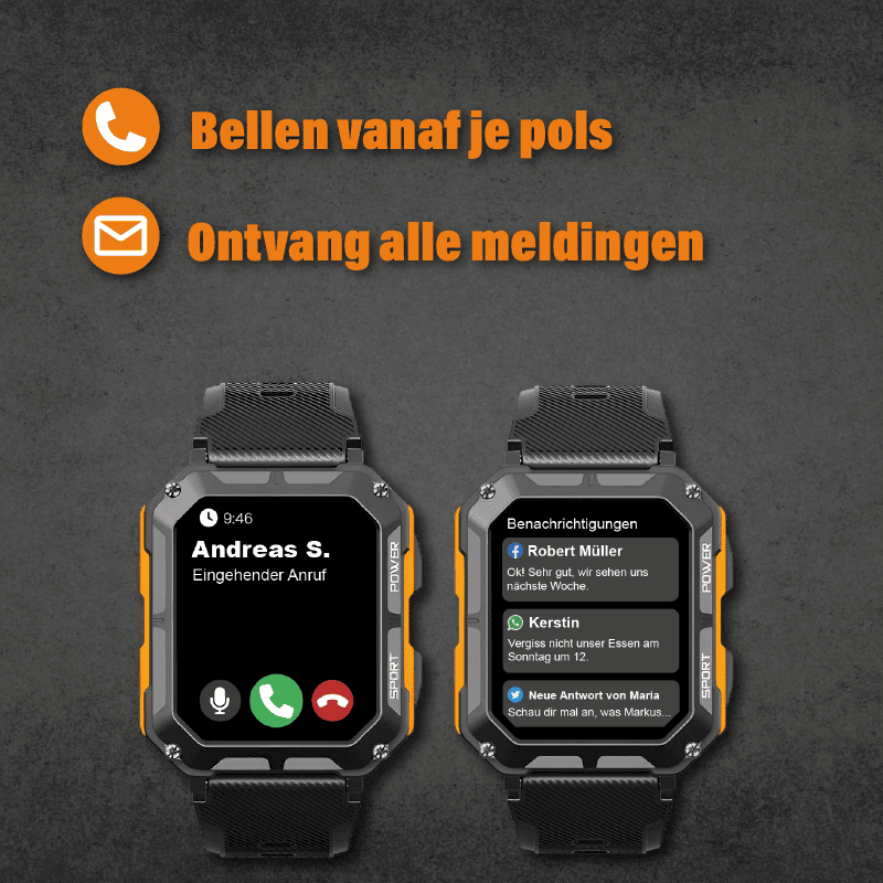 IronPulse™ - De meest robuuste smartwatch